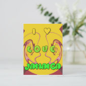 Ik hou van Jamaica.png Briefkaart (Staand voorkant)