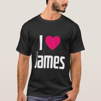 Ik hou van James K He I He James T-shirt