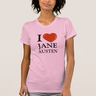 Ik hou van Jane Austen met Red Heart T-shirt