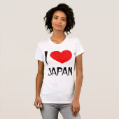 Ik hou van Japan Dames T-Shirt (Voorkant volledig)