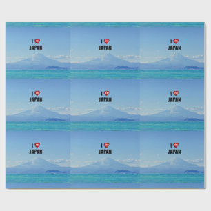 "Ik hou van Japan," Mt. Fuji Cadeaupapier