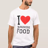 Ik hou van Japans eten T-shirt (Voorkant)