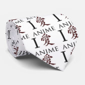 Ik hou van Japanse animme Stropdas (Opgerold)