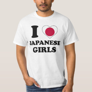 Ik hou van Japanse meisjes T-shirt