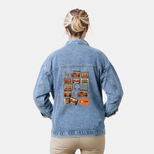 Ik hou van jaren '90 Denim Jacket (Model)