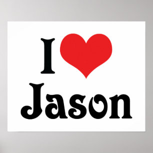 Ik hou van Jason Poster