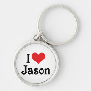 Ik hou van Jason Sleutelhanger