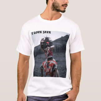 Ik hou van java t-shirt