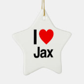 ik hou van jax keramisch ornament (Rechts)