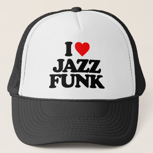 IK HOU VAN JAZZ FUNK TRUCKER PET (Voorkant)