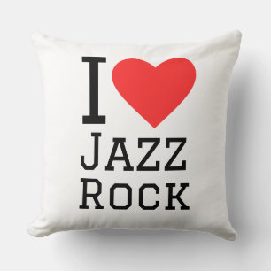 Ik hou van jazz rock kussen