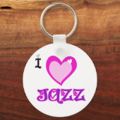 Ik hou van Jazz Sleutelhanger (Voorkant)