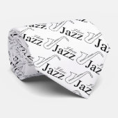 Ik hou van jazz stropdas (Opgerold)