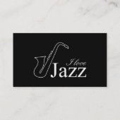 Ik hou van jazz visitekaartje (Achterkant)