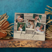 Ik hou van je | 5 Foto | Fotoplaat (Zijkant)