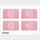 "Ik hou van je" aangepaste stickers (Vel)