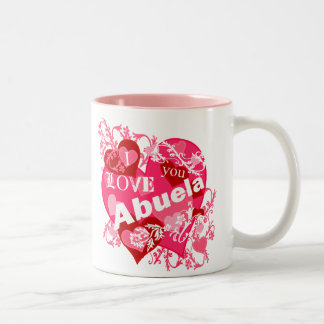 Ik hou van je Abuela Tweekleurige Koffiemok