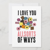 Ik hou van je Allerlei manieren Valentijnsdag Part Kaart (Voorkant)