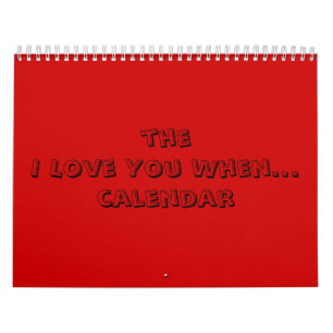Ik hou van je als...kalender kalender