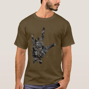 Ik hou van je ASL Hand Print 3 T-shirt