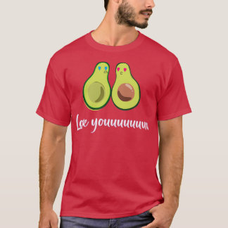 Ik hou van je avocado Valentijn Shirt