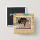 Ik hou van je, bank. vierkante button 5,1 cm (Voorkant /achterkant)