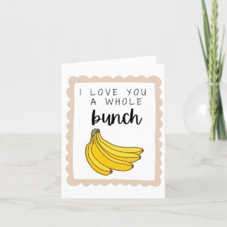 Ik hou van je. bedankkaart