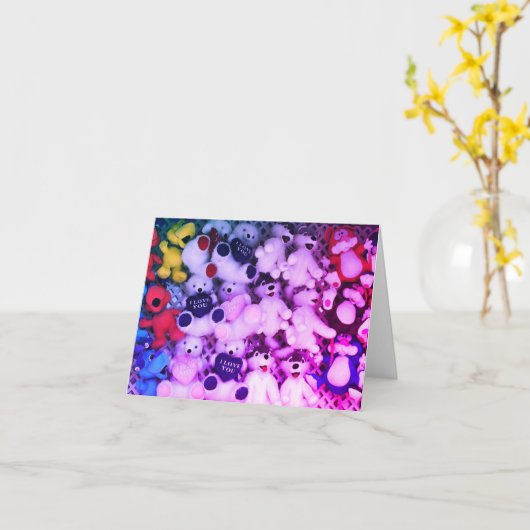 Ik hou van je Beer in het donker Kaart (Gele Bloem)