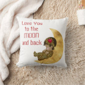 Ik hou van je bij de Moon en Back Baby Pillow Kussen (Deken)