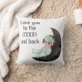 Ik hou van je bij de Moon en Back Baby Pillow Kussen (Deken)