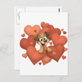 Ik hou van je briefkaart (Voorkant / Achterkant)