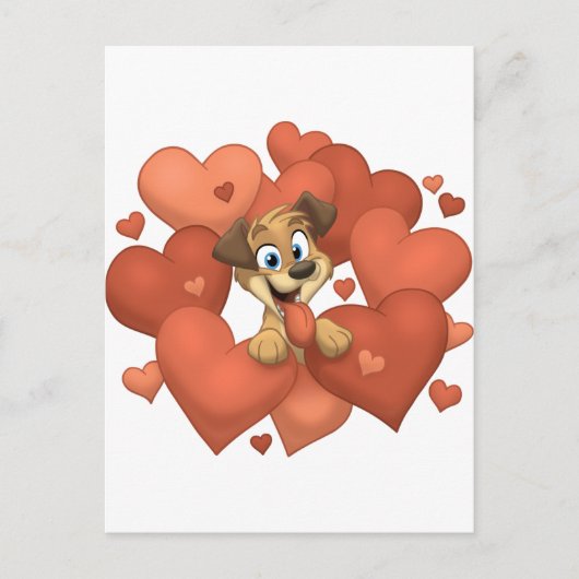 Ik hou van je briefkaart (Voorkant)