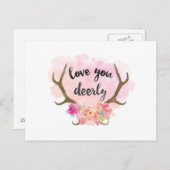 Ik hou van je briefkaart (Voorkant / Achterkant)