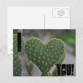 Ik hou van je! briefkaart (Voorkant / Achterkant)