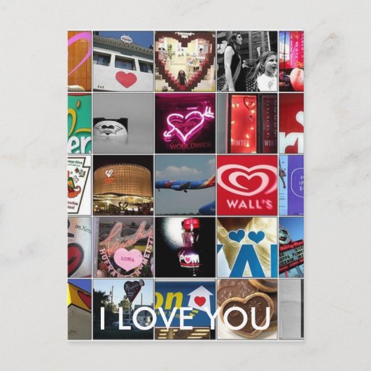 Ik hou van je briefkaart (Voorkant)