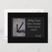 Ik hou van je. briefkaart (Voorkant / Achterkant)