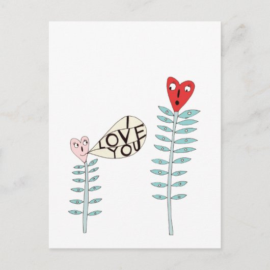 Ik hou van je briefkaart (Voorkant)