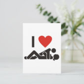 Ik hou van je briefkaart (Staand voorkant)