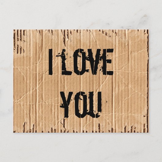 Ik hou van je briefkaart (Voorkant)
