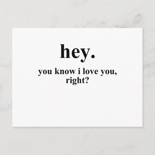 Ik hou van je briefkaart (Voorkant)