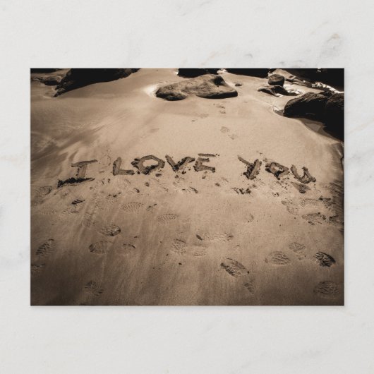 IK HOU VAN JE BRIEFKAART (Voorkant)