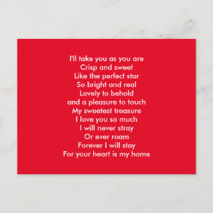 Ik hou van je briefkaart