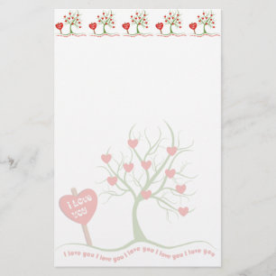 Ik hou van je briefpapier