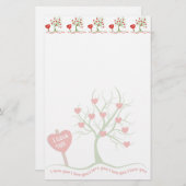 Ik hou van je briefpapier (Voorkant / Achterkant)