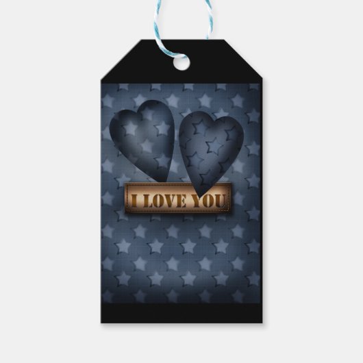 Ik hou van je cadeaulabel (Voorkant)