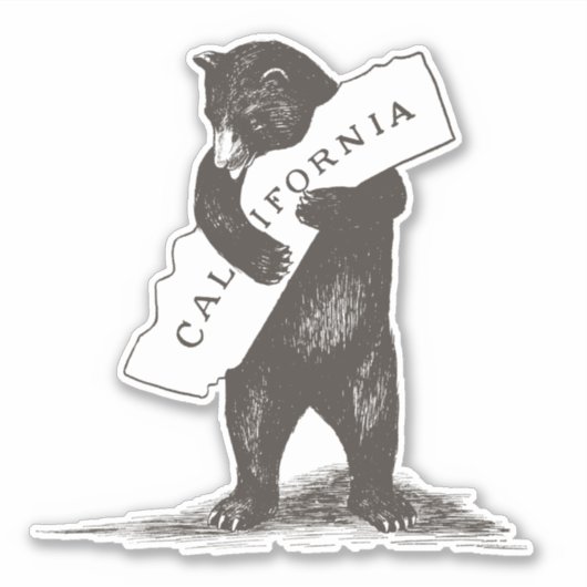 Ik hou van je Californië Sticker (Voorkant)