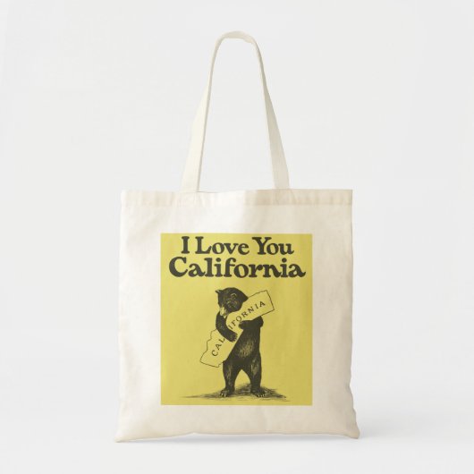 Ik hou van je Californië Tote Bag (Voorkant)