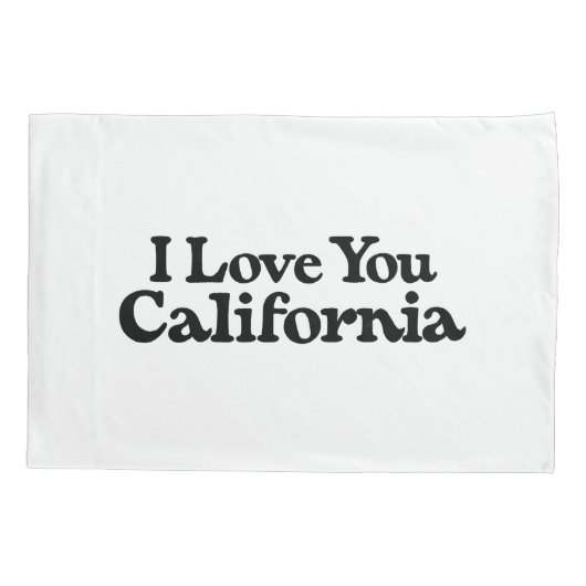 Ik hou van je Californische Beer Hugging State Kussensloop (Achterkant)