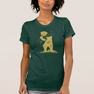 Ik hou van je Californische—Groen en Goud T-shirt