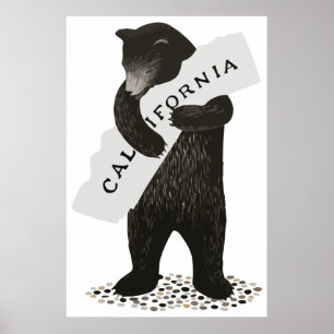 Ik hou van je Californische Poster